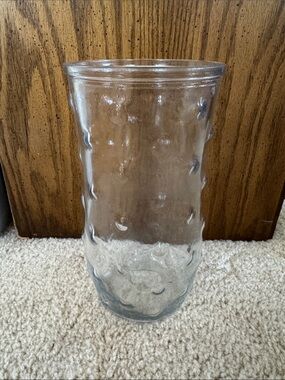 Wide Mouth Glass Vase